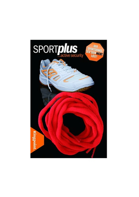 Ringpoint Sport Plus-Κορδόνι αθλητικό οβάλ Κόκκινο