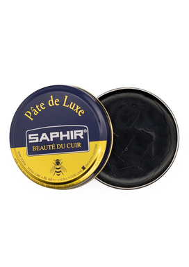 Saphir Pate De Luxe Shoe Polish-Κερί για Γυάλισμα Υποδημάτων Μαύρο