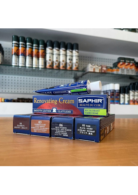 Saphir Renovating Creme-Επικαλυπτική Κρέμα για Δερμάτινα με Γδαρσίματα