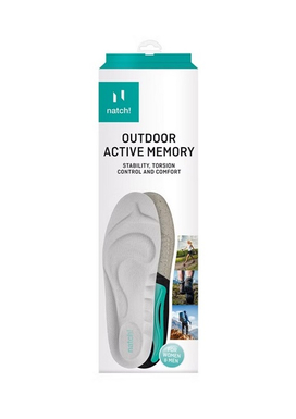 Natch! Outldoor Active Memory-Ανατομικοί Αθλητικοί Πάτοι με Memory Foam